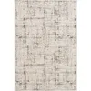 Image de Tapis poils ras MAGGIE motif abstrait beige/crème 160x230 BOBOCHIC