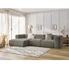 Image de Canapé d'angle fixe ZEPHYR taupe angle gauche BOBOCHIC 4 places