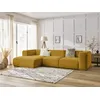 Image de Canapé d'angle fixe ZEPHYR jaune angle gauche BOBOCHIC 4 places