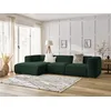 Image de Canapé d'angle fixe ZEPHYR vert angle gauche BOBOCHIC 4 places