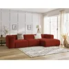 Image de Canapé d'angle fixe ZEPHYR orange angle droit BOBOCHIC 4 places