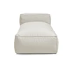 Image de Méridienne sans accoudoir pour canapé de jardin modulable GIULIA avec bâche de protection beige BOBOCHIC