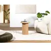 Image de Table basse D.40 cm BOECIA travertin naturel BOBOCHIC