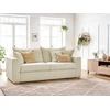 Image de Canapé droit convertible ouverture express AUGUSTIN velours côtelé beige 160x200 BOBOCHIC 3 places