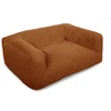 Image de Panier pour chien SALTO tissu imitation fourrure orange l (90 cm) BOBOCHIC 1 places