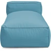 Image de Méridienne sans accoudoir pour canapé de jardin modulable GIULIA avec bâche de protection bleu clair BOBOCHIC