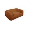 Image de Panier pour chien SALTO tissu imitation fourrure orange m (80cm) BOBOCHIC 1 places