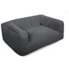 Image de Panier pour chien SALTO tissu imitation fourrure gris foncé m (80cm) BOBOCHIC 1 places