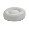 Image de Pouf extérieur avec bâche de protection ELOANE gris clair BOBOCHIC