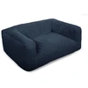 Image de Panier pour chien SALTO tissu imitation fourrure bleu foncé xl (115 cm) BOBOCHIC 1 places