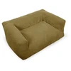 Image de Panier pour chien SALTO velours côtelé jaune l (90 cm) BOBOCHIC 1 places