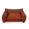 Image de Panier pour chien PLUTO tissu texturé orange xxl (123 cm) BOBOCHIC 1 places