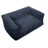 Image de Panier pour chien SALTO velours côtelé bleu foncé xl (115 cm) BOBOCHIC 1 places