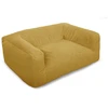 Image de Panier pour chien SALTO tissu imitation fourrure jaune xxl (140 cm) BOBOCHIC 1 places