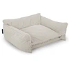 Image de Panier pour chien PLUTO velours côtelé beige m (65 cm) BOBOCHIC 1 places
