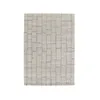 Image de Tapis poils courts IKEDA motif abstrait gris foncé 160x230 BOBOCHIC