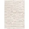 Image de Tapis poil ras LENNON motif abstrait beige 200x290 BOBOCHIC