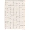 Image de Tapis poils ras ROKU motif abstrait beige 200x290 BOBOCHIC