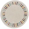 Image de Tapis ronds NONI uni beige 120x120 BOBOCHIC