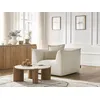 Image de Fauteuil GIORGIA velours côtelé beige BOBOCHIC