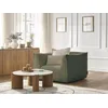 Image de Fauteuil GIORGIA tissu bouclette vert BOBOCHIC