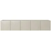 Image de Meuble TV suspendu 200 cm ALICE beige BOBOCHIC