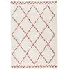 Image de Tapis poils longs SIMON motifs graphiques beige 160x230 BOBOCHIC