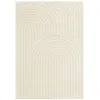 Image de Tapis poils courts JADA motifs abstraits beige 160x230 BOBOCHIC
