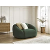 Image de Fauteuil TINA velours côtelé vert BOBOCHIC
