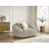 Image de Fauteuil TINA tissu bouclette beige BOBOCHIC