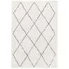 Image de Tapis poils longs RENAUD motifs graphiques beige 160x230 BOBOCHIC