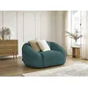 Image de Fauteuil TINA tissu bouclette bleu clair BOBOCHIC