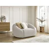 Image de Fauteuil TINA velours côtelé beige BOBOCHIC