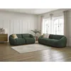 Image de Ensemble canapé droit fixe 3 + 2 places TINA velours côtelé vert BOBOCHIC 5 places