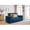 Image de Canapé droit fixe 2 places VOLTAIRE bleu foncé BOBOCHIC