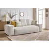Image de Canapé droit convertible coffre VOLTAIRE beige BOBOCHIC 3 places