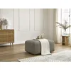 Image de Pouf TINA tissu bouclette taupe BOBOCHIC