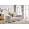 Image de Canapé droit fixe 2 places VOLTAIRE beige BOBOCHIC