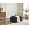 Image de Pouf TINA tissu bouclette bleu foncé BOBOCHIC