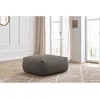 Image de Pouf rectangulaire VOLTAIRE taupe BOBOCHIC