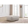 Image de Pouf rectangulaire VOLTAIRE beige BOBOCHIC