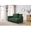 Image de Chauffeuse 2 places avec accoudoir pour canapé modulable VOLTAIRE vert angle gauche BOBOCHIC 2 places