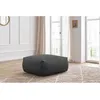 Image de Pouf rectangulaire VOLTAIRE gris foncé BOBOCHIC