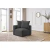 Image de Angle pour canapé modulable VOLTAIRE gris foncé angle gauche BOBOCHIC 1 places