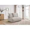 Image de Chauffeuse 2 places sans accoudoir pour canapé modulable VOLTAIRE beige BOBOCHIC 2 places