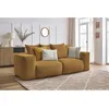 Image de Canapé droit fixe modulable VOLTAIRE jaune BOBOCHIC 3 places