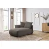Image de Méridienne avec accoudoir pour canapé modulable VOLTAIRE taupe angle gauche BOBOCHIC 1 places