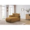 Image de Méridienne avec accoudoir pour canapé modulable VOLTAIRE jaune angle gauche BOBOCHIC 1 places