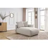 Image de Méridienne avec accoudoir pour canapé modulable VOLTAIRE beige angle droit BOBOCHIC 1 places