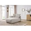 Image de Méridienne avec accoudoir pour canapé modulable VOLTAIRE beige angle gauche BOBOCHIC 1 places